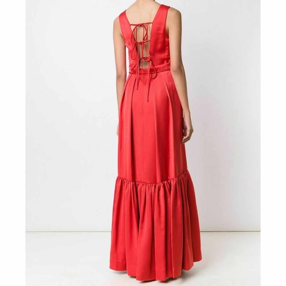 🆕 60%OFF‼️ZAC POSEN Red Sleeveless Dress Size0 S - Picture 2 of 8